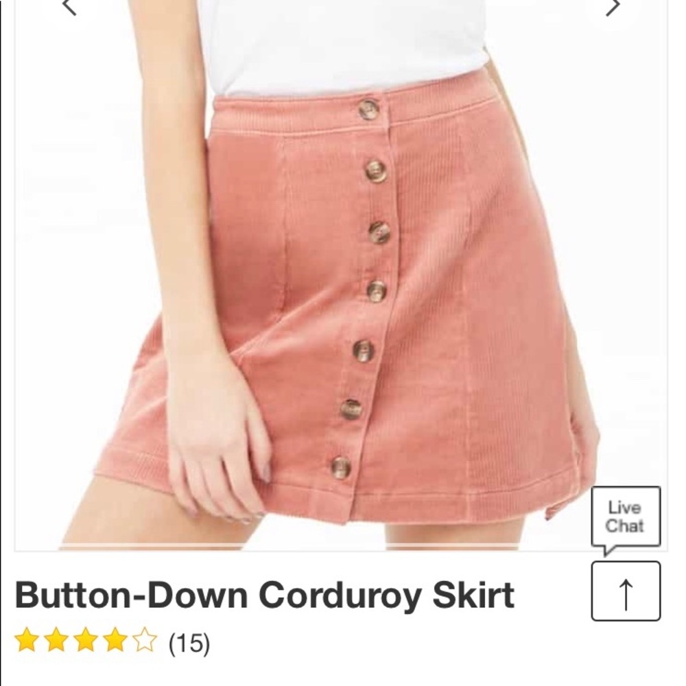 Forever 21 corduroy skirt